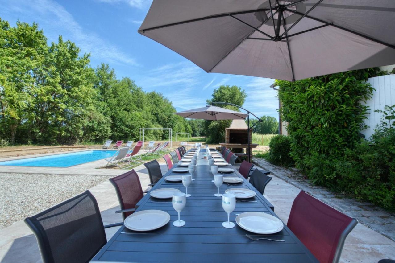 Crazy Villa Le Petit Belair 18 - Heated Pool - Foot - 2H Paris - 30P Aubigny-sur-Nère Exteriér fotografie